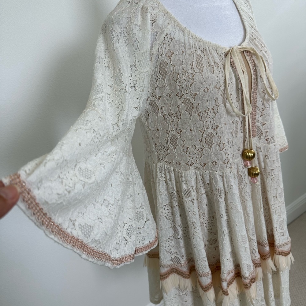 PHO Firenze Vintage Lace Dress, Made in Italy, see measurements for size